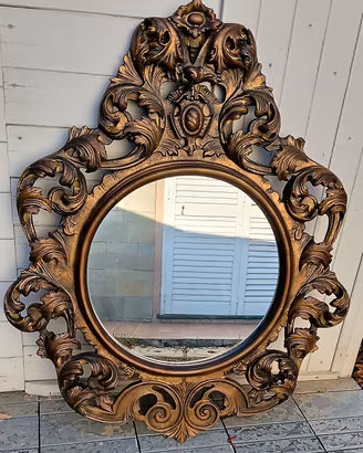 specchiera barocca anni 70 