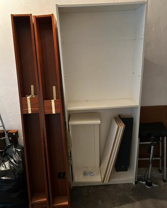 Libreria e 2 porta cd ikea serie Billy già montati