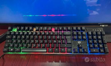Tastiera + Mouse Trust GXT gaming retroilluminati