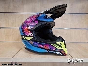 AIROH Casco Cross Wraap - Diamond - Gloss