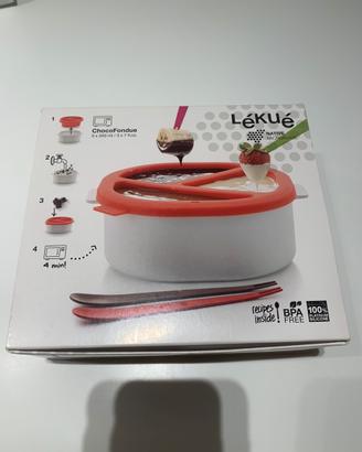 Set per fonduta di cioccolato"Lekue"