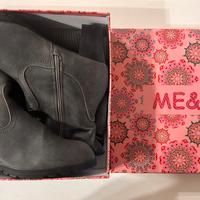 Stivali Donna grigio scamosciati taglia 41 Me&Me