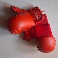 Mezzi guanti karate 900 rossi