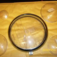 Vetri per fanali moto d' epoca misure 125-130-135-