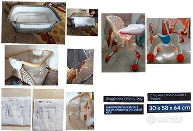 Culla Box Seggiolone Cavallo-dondolo 