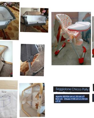 Culla Box Seggiolone Cavallo-dondolo 