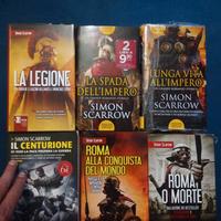 lotto 6 libri romanzi antica roma scarrow