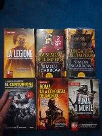 lotto 6 libri romanzi antica roma scarrow