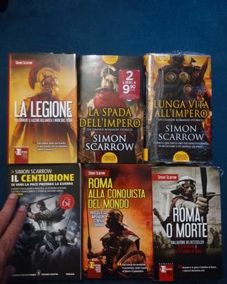 lotto 6 libri romanzi antica roma scarrow
