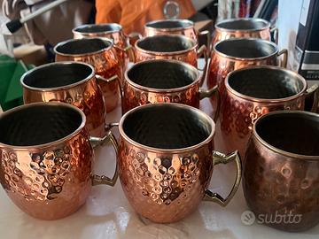 Tazze Moscow Mule in Rame Martellato