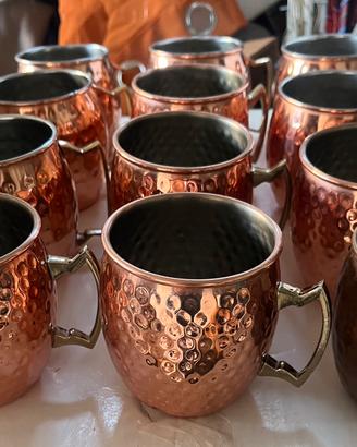 Tazze Moscow Mule in Rame Martellato