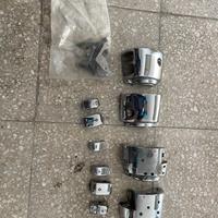 Kit comandi manubrio cromati harley davidson