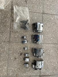 Kit comandi manubrio cromati harley davidson