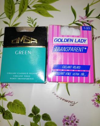 set nr. 2 Calze/collant donna bianche Nuove