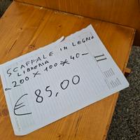 libreria scaffale porta oggetti in legno