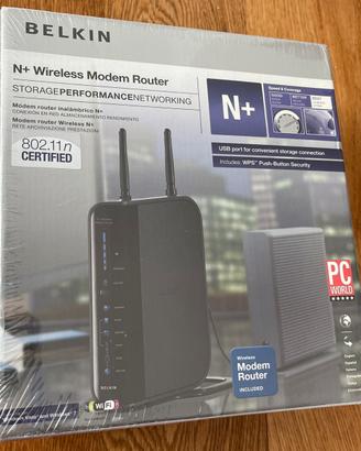 Belkin N+ Wireless Modem Router