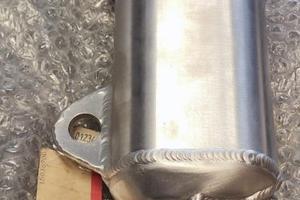 Silenziatore Alluminio Action per KTM GS 125 2TEMP