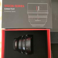 Kit lente cinematografica 12mm X mount fuji