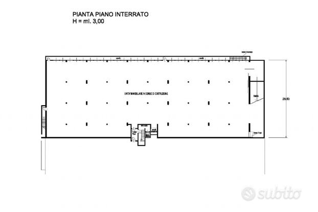 Autorimessa in complesso industriale