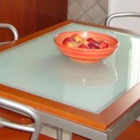 Tavolo in Ciliegio + vetro satinato - Calligaris