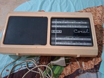 Radio d'epoca  DBR Coral anni70-Funzionante