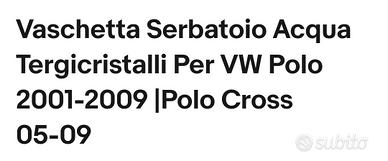 vaschetta acqua tergicristallo 