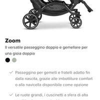 Passeggino gemellare trio ABC Design