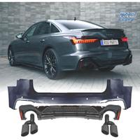 PARAURTI POSTERIORE AUDI A6 SEDAN 18-24 LOOK RS6 A