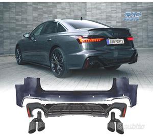 PARAURTI POSTERIORE AUDI A6 SEDAN 18-24 LOOK RS6 A