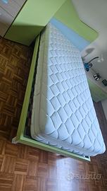 letto singolo + materasso 