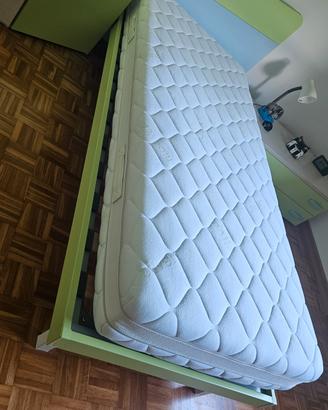 letto singolo + materasso 