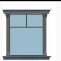 Cornice per finestra stampo multiuso