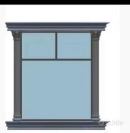 Cornice per finestra stampo multiuso