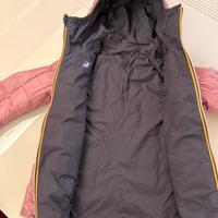 Kway ragazza 14 anni reversibile rosa e grigio.