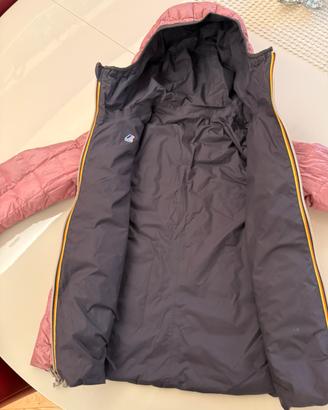Kway ragazza 14 anni reversibile rosa e grigio.
