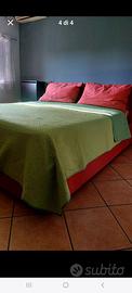Letto matrimoniale  con cassettone 