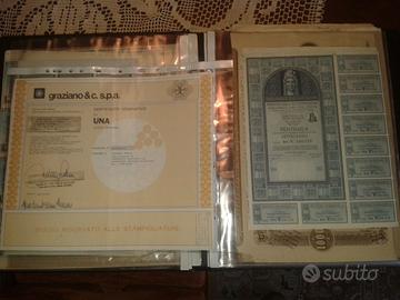 certificati obbligazionari ed azionari