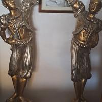 Statue mori in legno