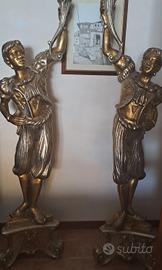 Statue mori in legno