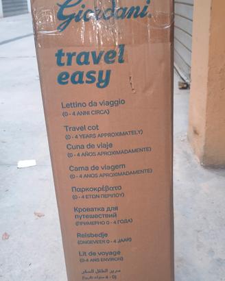 lettino giordani con materasso 