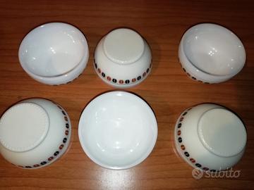 Set di 6 tazzine da caffè vintage anni '70 Arcopal