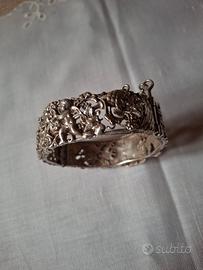 bracciale  e anello argento 