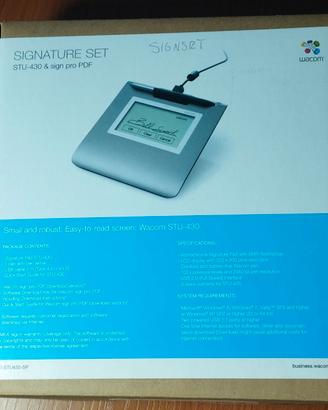 Tavoletta grafica per firme elettroniche