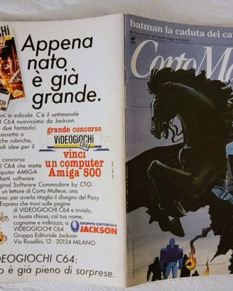 Fumetto CORTO MALTESE - anno 7 n. 6 giugno 1989