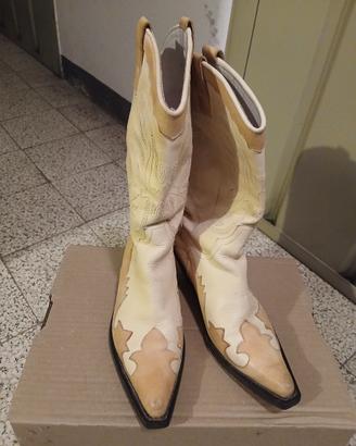 stivali da donna in vera pelle 