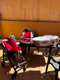 Sistema Trio Chicco Love Motion - Rosso/Grigio - C