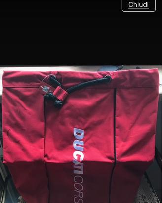 Sacca ducati corsa con cartellino