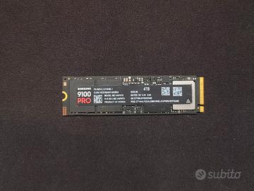 SSD 4TB Samsung 9100 Pro NVMe pc ps5 gen5