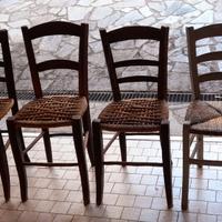 N. 4 sedie antiquariato lombardo