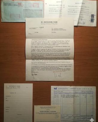 Archivio Storico RAI 1969-70 - Set di documenti